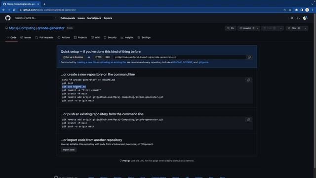 Send an existing code to Github смотреть онлайн