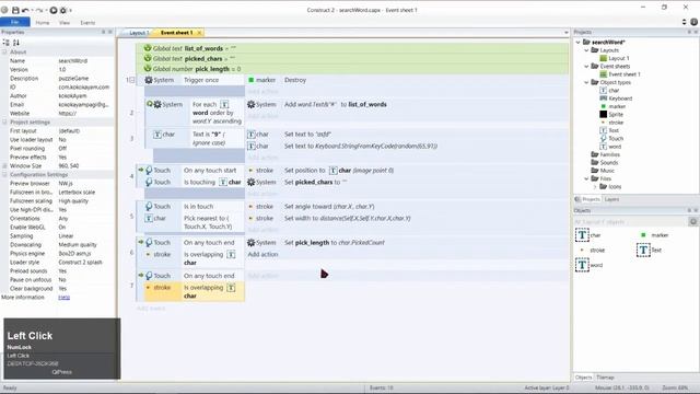 Search Word Construct2 Finish смотреть онлайн