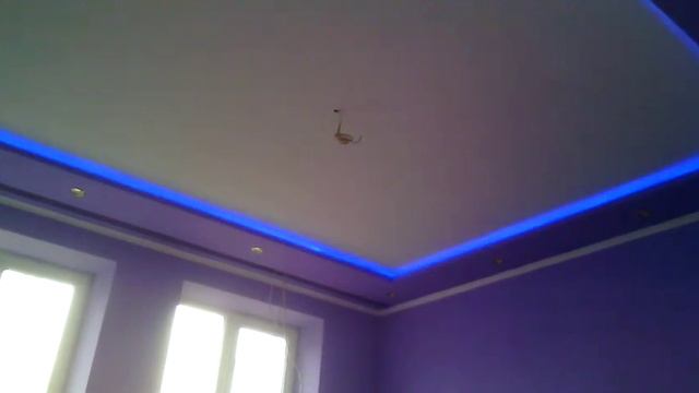 Светодиодное освещение потолка. смотреть онлайн