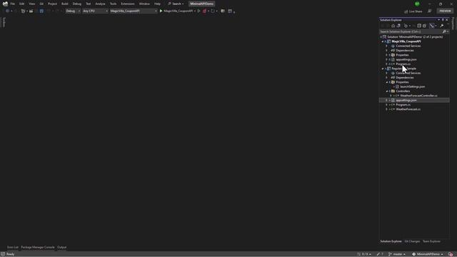 8 Minimal API в ASP.NET, сравнение файлов в проектах minimal API и стандартном API смотреть онлайн