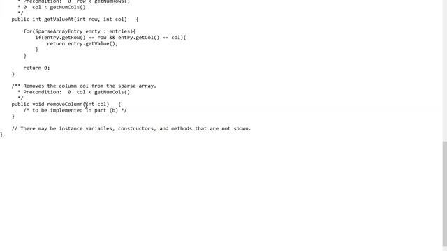 JAVA - Lesson #147 - APCSA - 2015 Free Response Question #3 - SparseArray смотреть онлайн