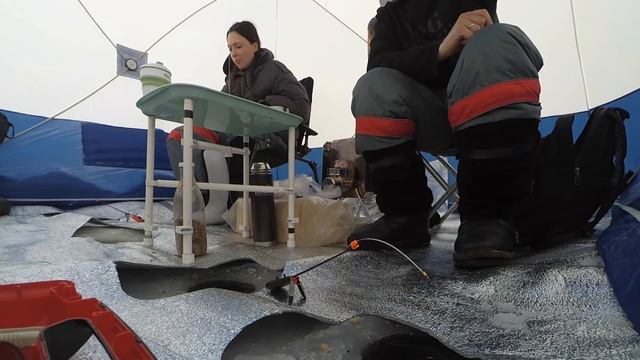 Глухозимье отменяется! Печка пошехонка спасает | Рыбалка в -25°C смотреть онлайн