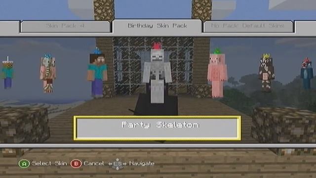 Minecraft- First Birthday Skin Pack смотреть онлайн