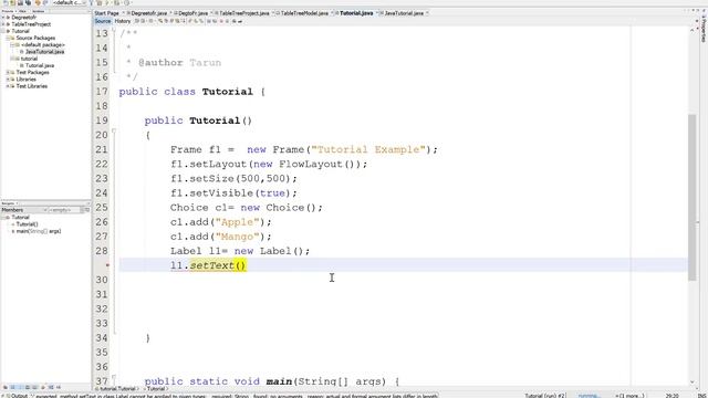 Get item from Choice in AWT Java смотреть онлайн