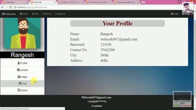 Last Part for online Chat Box Using Bootstrap #Webcode in #Hindi Part19 смотреть онлайн