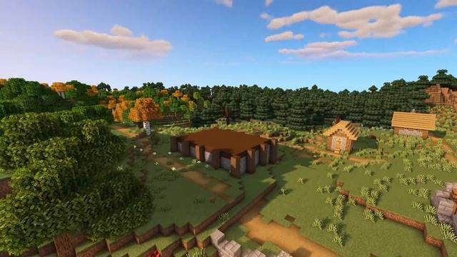 Minecraft | BEAUTIFUL Fantasy Village Build Timelapse смотреть онлайн
