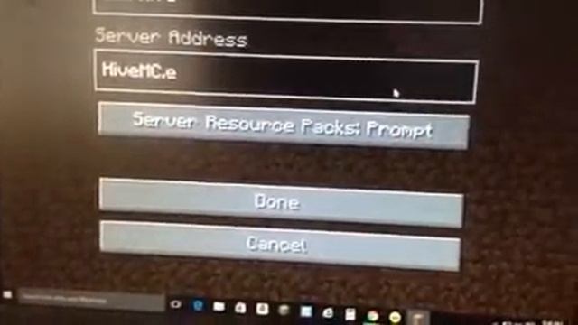Minecraft - Hive Ip Adress