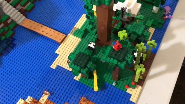 Lego Minecraft world update! (Jungle, mesa, & more) смотреть онлайн