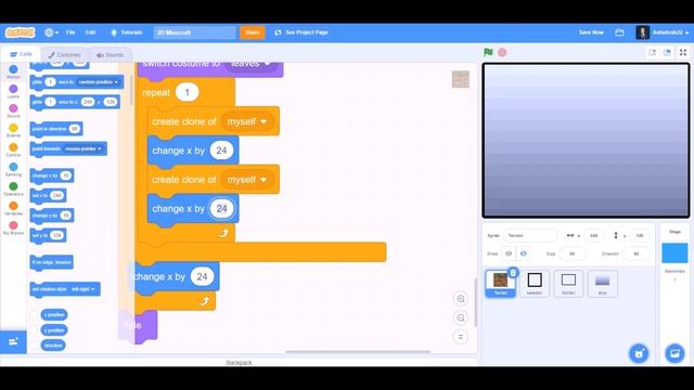 Minecraft Part-1 || Scratch Tutorial смотреть онлайн