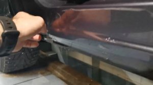 Бронирование - оклейка дверных порогов своими руками ИНСТРУКЦИЯ Chery Tiggo 7 pro