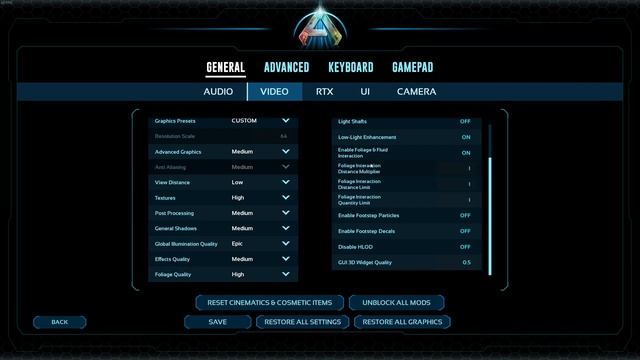 Best Ark Survival Ascended settings - Get rid of floating rocks, flicker and low fps смотреть онлайн