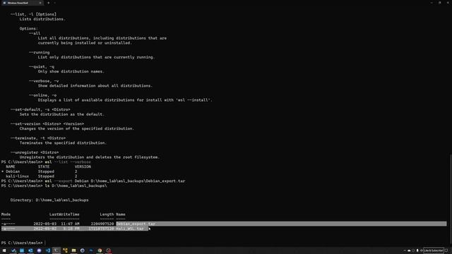 How to backup and restore a WSL distro [and use multiple instances of the same distro]? смотреть онлайн