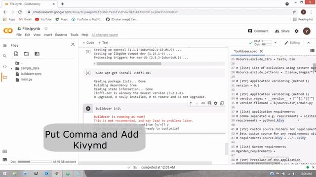 Convert your python project files to Apk file for android using google colab смотреть онлайн