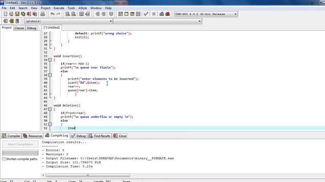 C PROGRAM IMPLEMENT QUEUE USING ARRAY смотреть онлайн