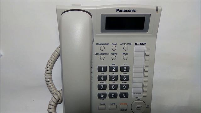 SET UP DIAL LOCK TELEPON PANASONIC KX-TS880 смотреть онлайн