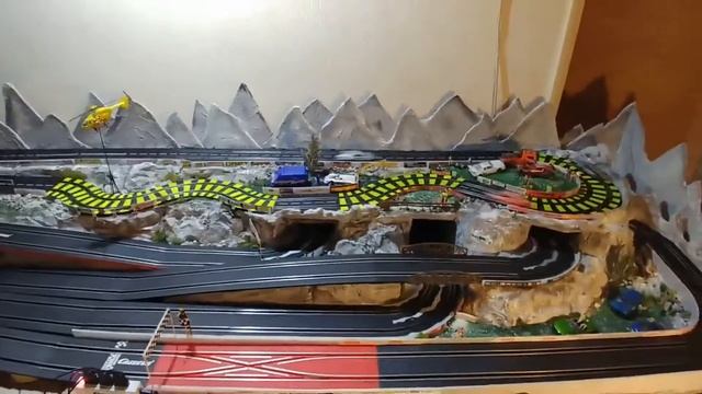 Carrera digital 143 DTM diorama slot car rally type track смотреть онлайн