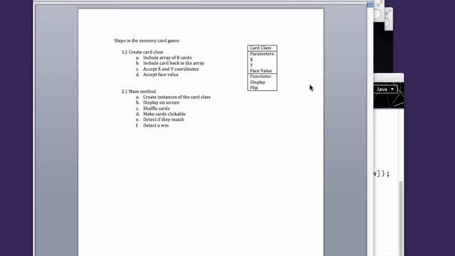 Planning the memory card game смотреть онлайн