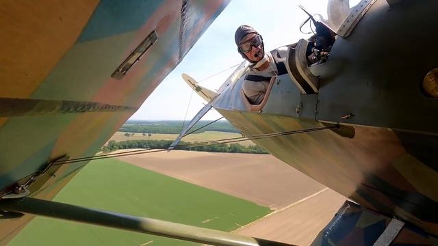 Fokker DVII at the Geneseo Airshow 4 June 2023 смотреть онлайн