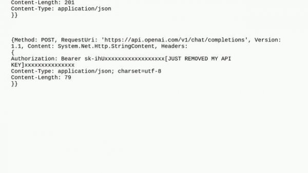 OpenAI ChatGPT (gpt-3.5-turbo) API error 400: "Bad Request" (migrating from GPT-3 API to ChatGPT ..