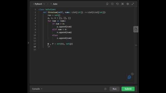 3 Sum | Python | Leetcode - 15 смотреть онлайн