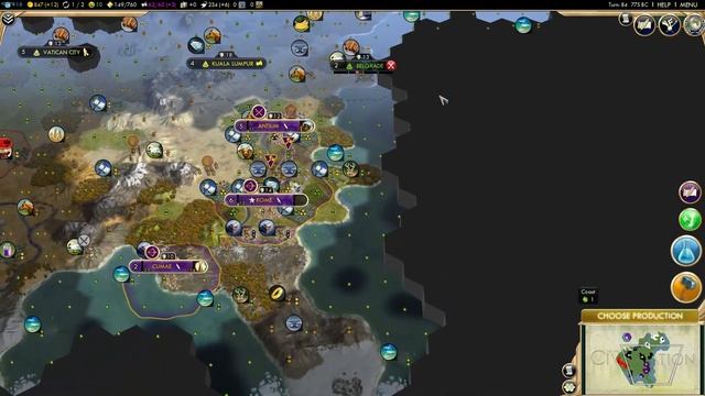 Civilization 5 - Making Fog of War Black Again смотреть онлайн