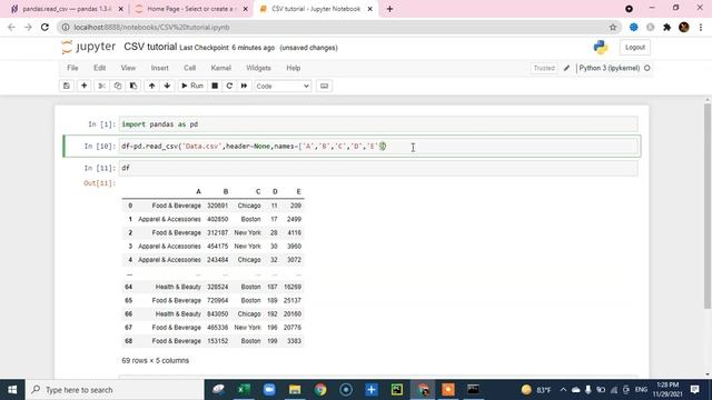 CSV read and write in pandas || Python Bangla tutorials смотреть онлайн
