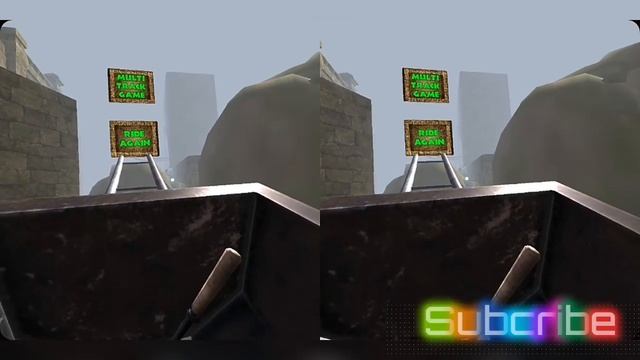 Vr Box 3D Roller Coaster Temple Rider смотреть онлайн