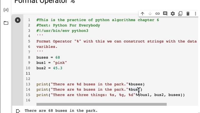 Python Practice 7:String Format Operator смотреть онлайн