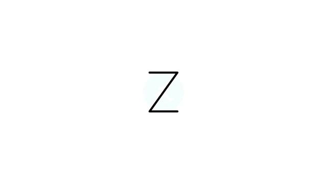 Z alphabet Lottie JSON animation смотреть онлайн