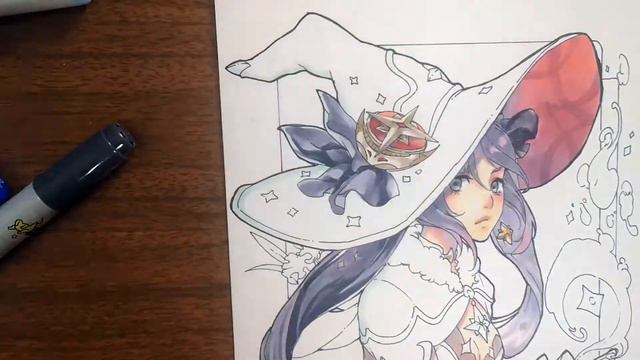 Mona - Genshin Impact [Copic Speedpaint] смотреть онлайн