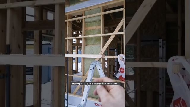 Наружное перекрестное утепление с ветрозащитной - особенности монтажа смотреть онлайн