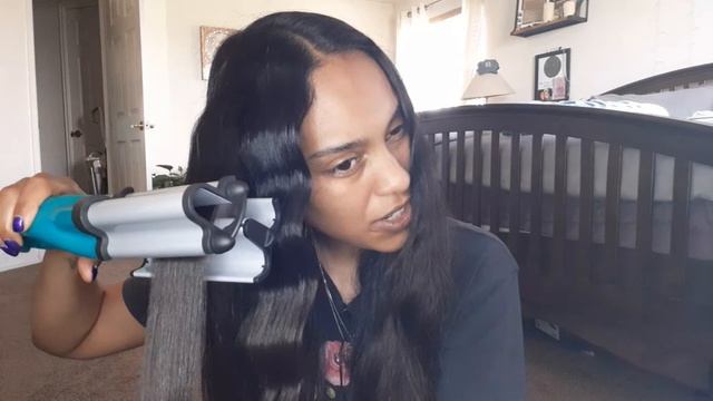 Bed Head Waver Review- How to Wave Hair- Straightened or Natural Hair? смотреть онлайн
