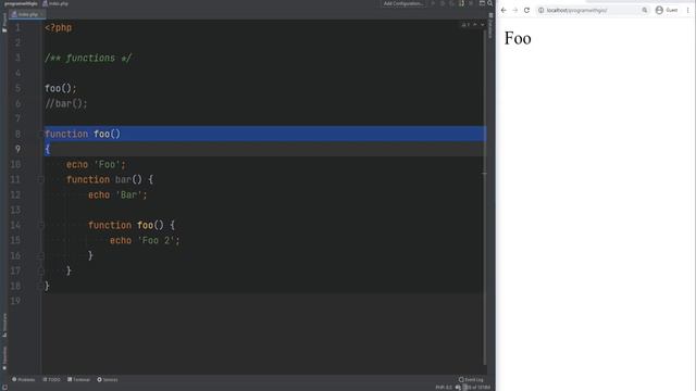 How To Create Functions In PHP - Functions Tutorial - Full PHP 8 Tutorial смотреть онлайн