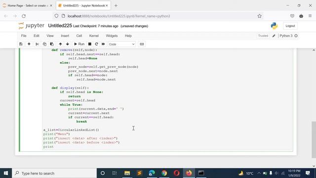 Python Program to Demonstrate Circular Single Linked List смотреть онлайн