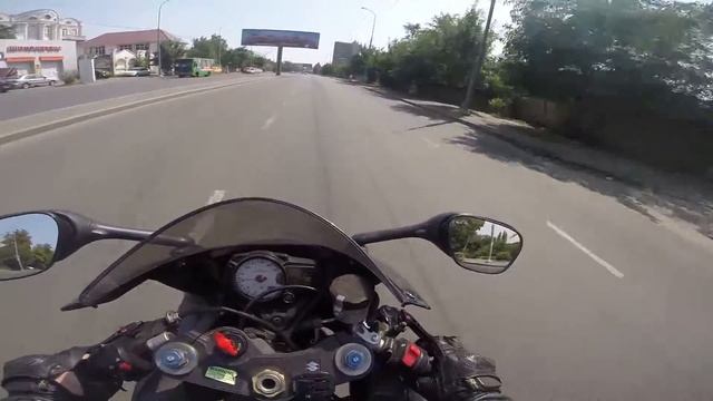 GSX-R600k6 stock 0-100 kph acceleration/ускорение с 0 до 100 км/ч. смотреть онлайн