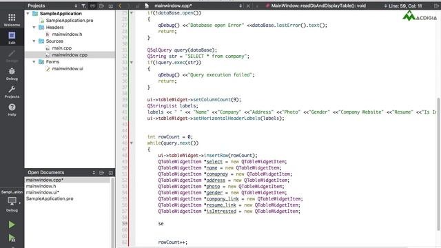 QTableWidget (Part 3)| How to create Data Base Application using QTableWidget?|(Qt C++ Tutorial #25 смотреть онлайн