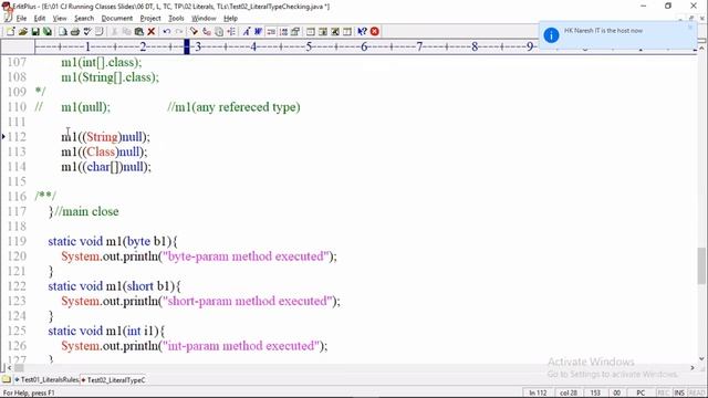 [Java Tutorial]:Java literals part1(22/09/2020) смотреть онлайн