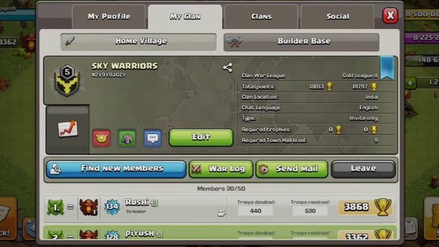 our coc village and clan id join us♥️#Gaming#coc#supercell#india смотреть онлайн