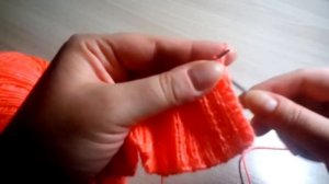 Детская кофточка спицами. Узор "кукурузка".1 часть.