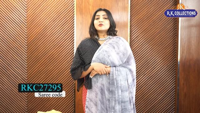 New Chiffon Plain Sarees Rs.320/- Only I Wholesale Store I@Rkcollectionssarees смотреть онлайн