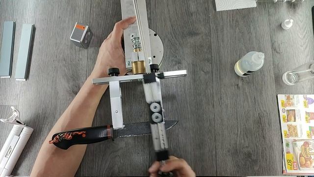 Заточка ножа Black Spot сталь PGK 63 HRC (продан) смотреть онлайн