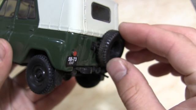 УАЗ 469Б 1:24 Hachette Легендарные советские автомобили №16 смотреть онлайн