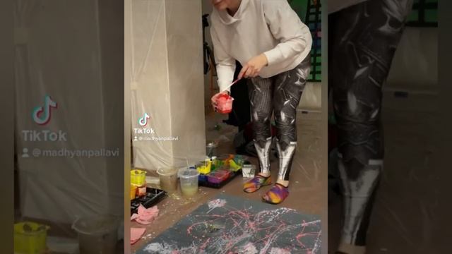 Страх белого холста -спонтанное творчество -ма Дьян Паллави о создании картины смотреть онлайн