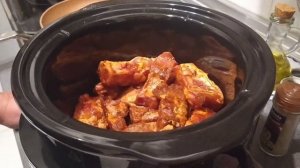 Свиные рёбра с картошкой (медленноварка).