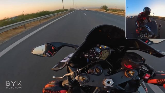KIYAMET KOPARDIK! CABRIO BMW vs R6 EFSANE GAZLAMA! | Motovlog смотреть онлайн