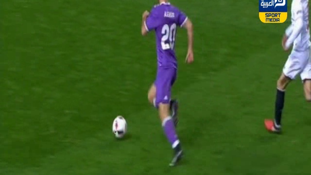 أسينسيو يدرك التعادل لريال مدريد في شباك إشبيلية 1-1 смотреть онлайн