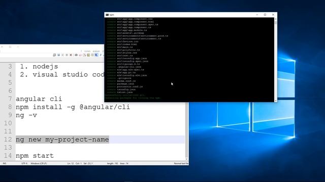 How to Create Angular 4 New Project смотреть онлайн