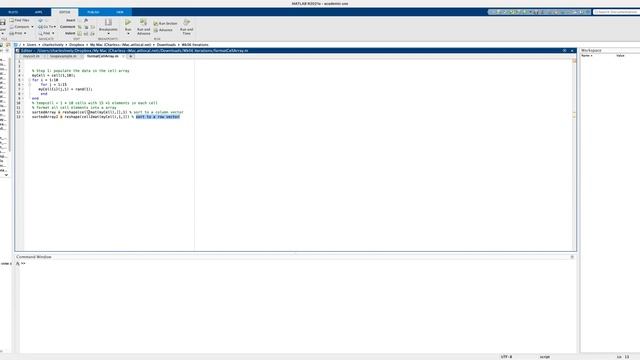 Matlab: Using reshape and cell2mat on cell arrays смотреть онлайн