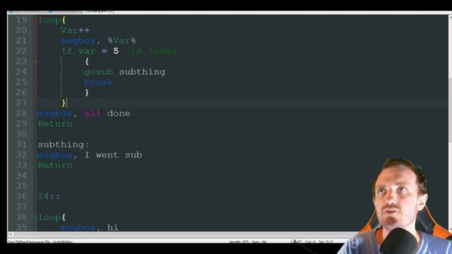 AutoHotkeys Intro 15 - Loops смотреть онлайн