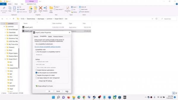 Fix Sniper Elite 5 Error Could Not Create D3D12 Device 887A0004